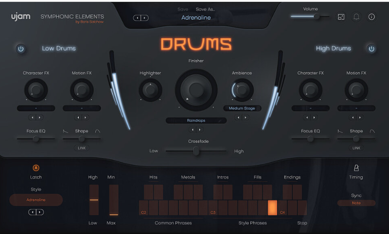 uJAM Symphonic Elements DRUMS v1.2.0