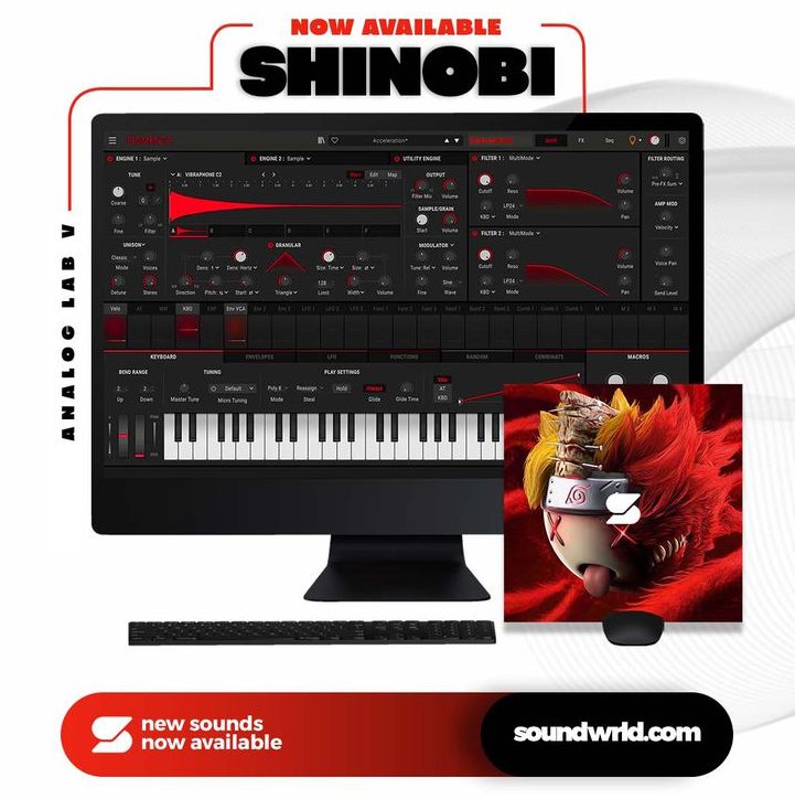 Soundwrld Shinobi (Analog Lab V Bank)