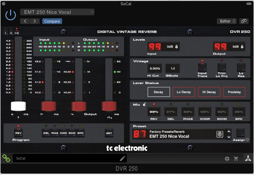 TC Electronic DVR250 NATIVE v2.1.0