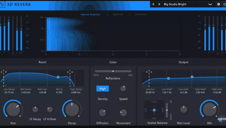 AUDIO PLUGIN UNION 3D Reverb