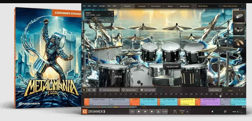 Toontrack Metal Mania EZX (SOUNDBANK)