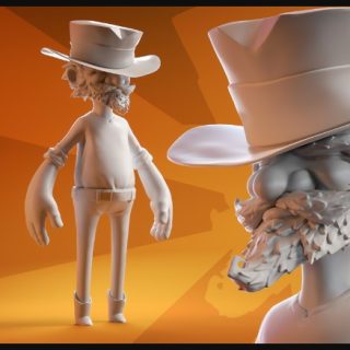 Cgcookie – Sculpting the Wrangler Game Character