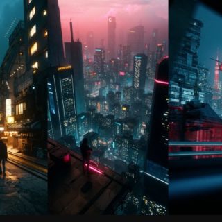Coloso – A Dark Cyberpunk World Drawn with Blender