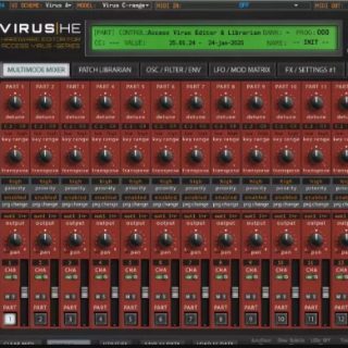 Aura Plugins Access Virus Editor v25.1.24