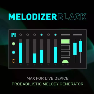 Gourlie Records Melodizer Black Max for Live Melody Generator Max for Live Device